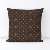 Louis Mini Pinscher Luxury Dog Attire Monogram Pattern