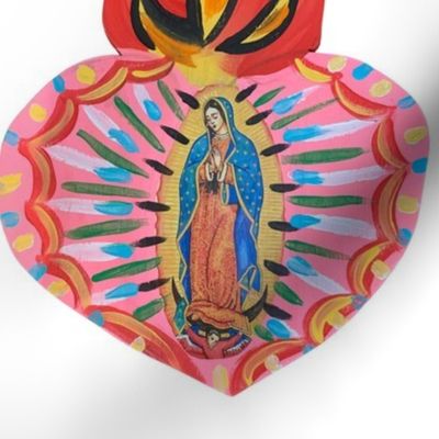 Sacred Heart Virgin Art