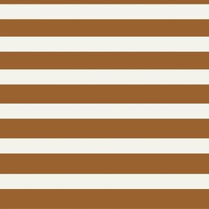 stripes - muted rust