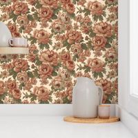 Elegant Blush Tapestry Roses