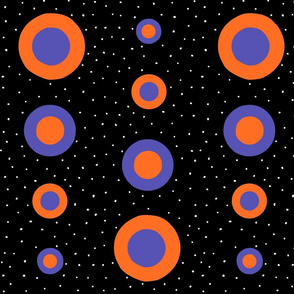 Jumbo Mod spots - blue orange