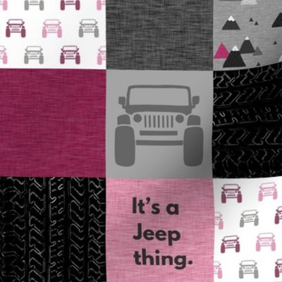 3” Jeep Thing - magenta