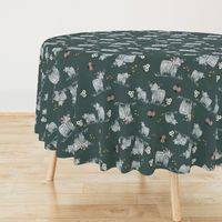 Highland Floral Teal