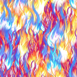 Rainbow Flames