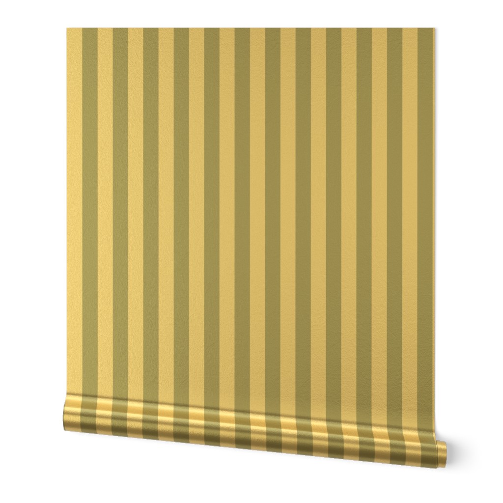 Sage green stripe - linen pinstripe