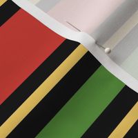 Kwanzaa Stripes Large Horizontal