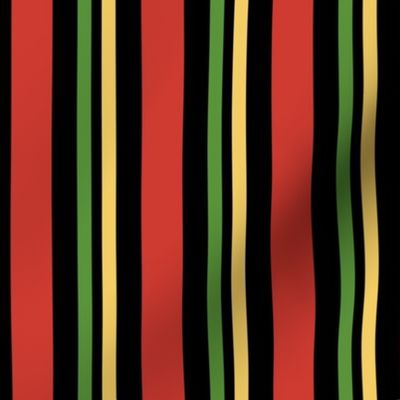 Kwanzaa Striped Large Vertical