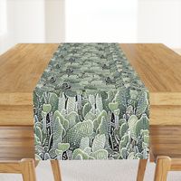 cactus garden colored pencil