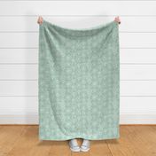 One Day at a Time - Floral in Mint Green