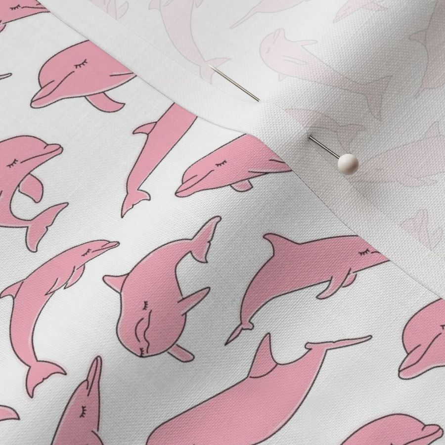 tiny pink dolphins