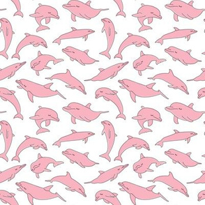 tiny pink dolphins