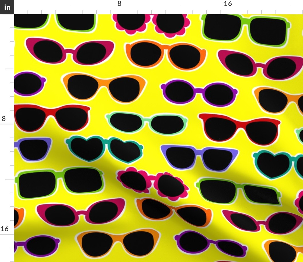 Summer Sunglasses - Yellow