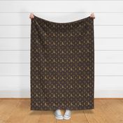 Louis Baby Luxury Iconic Monogram Pattern on Classic Brown with Tan Motifs