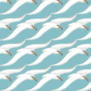 Albatross Tessellation, Stormy Blue