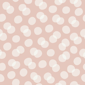 Polka Dots in Blush Pink
