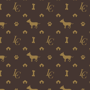 Louis Chihauhau Luxury Dog Attire Print