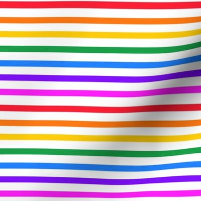 Rainbow stripe - horizontal (mini)