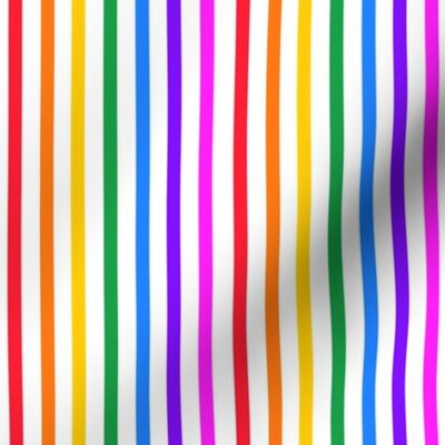 Rainbow stripe - vertical (mini)