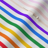 Rainbow stripe - vertical (mini)