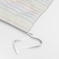 Bright pastel rainbow stripe - vertical (mini)