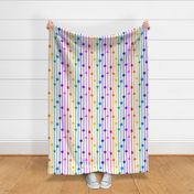 Rainbow geometric shapes and stripes - vertical (large)