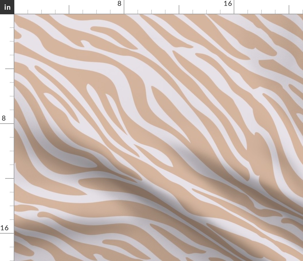 Beige and white zebra fur pattern