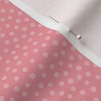 Spotty - light pink over pink