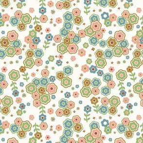 NewRetro simply Flowers- peppermint