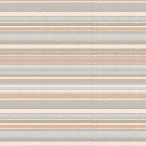 Country Linen - Neutral Stripes / Small