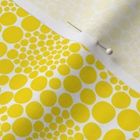 KUSAMA - yellow on white