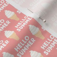 Hello Summer - Ice-cream cones - summer pink - LAD21