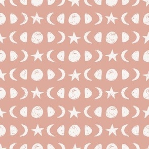 little moon phase // dusty pink