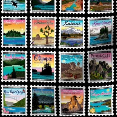 National Park Postage Samps