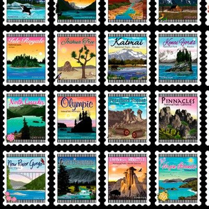 National Park Postage Samps