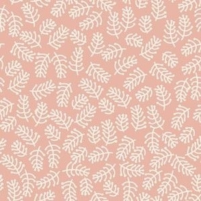 Small Tossed Branches in Dusty Pink