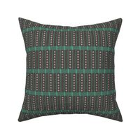 Piping - halfsize - rose teal