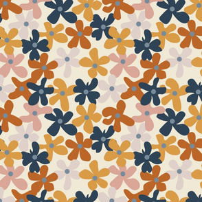 Spring retro flower