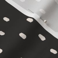 Black and Ivory Dotted Speckles