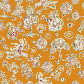 Lady Loopylope  in the Rainbow Pumpkin Mustard Forest