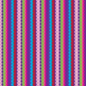 vibrant stylized stripes 