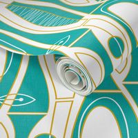 MCM_Ocean_Persian Green and Gold_Bg White_50% Size