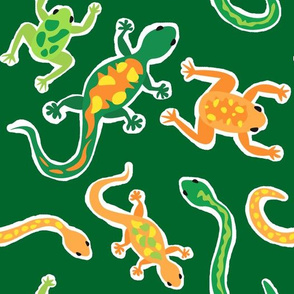 Modern Reptiles - Green