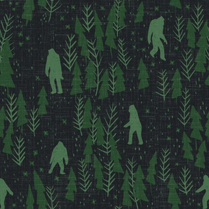 Large scale- Mysterious Big foot - Dark green