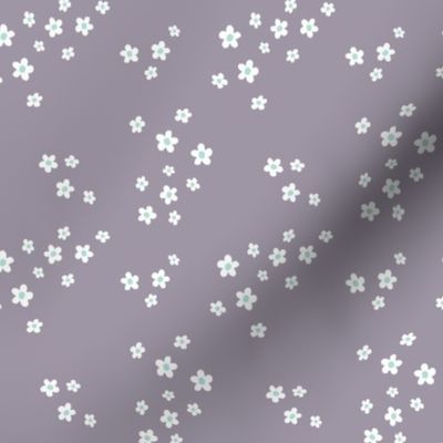 Dusty Purple Flower Sprinkle - Small Scale