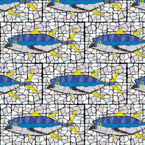 Mosaic Fish Tuna ldspk wb lg