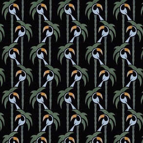 TOUCAN DO IT! - VINTAGE AGED BLUE GREEN ON BLACK
