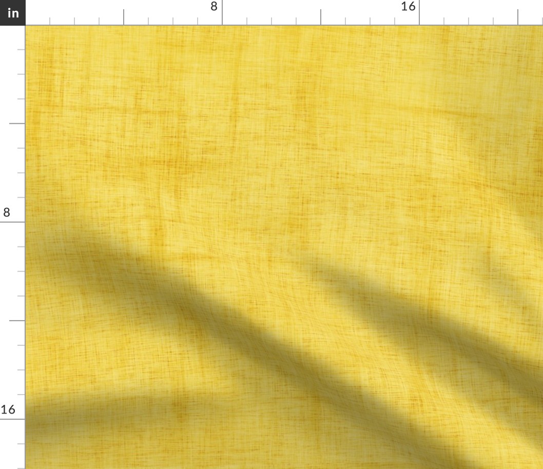 Golden Yellow with Linen Texture- Goldenrod- Dandelion- Sun- Summer