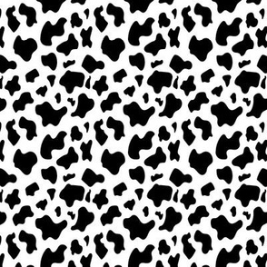 cow pattern bw