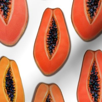 Happy and Healthy Papaya  Energy Wallpaper