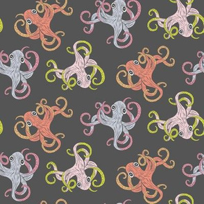 Colorful Octopuses, Dark